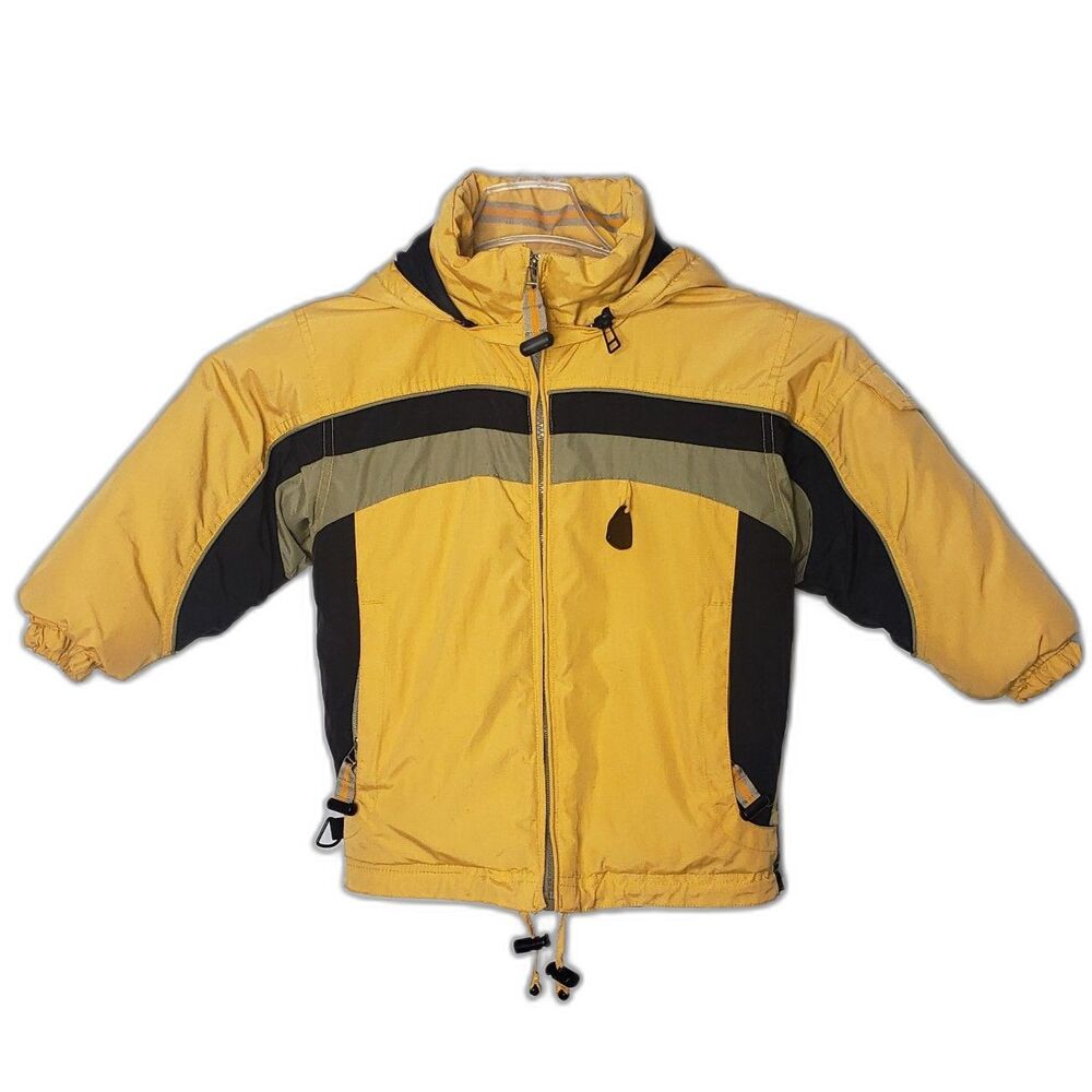 OBERMEYER Alt 2 Mustard Yellow Gold Boys Winter Coat Jacket Size 4